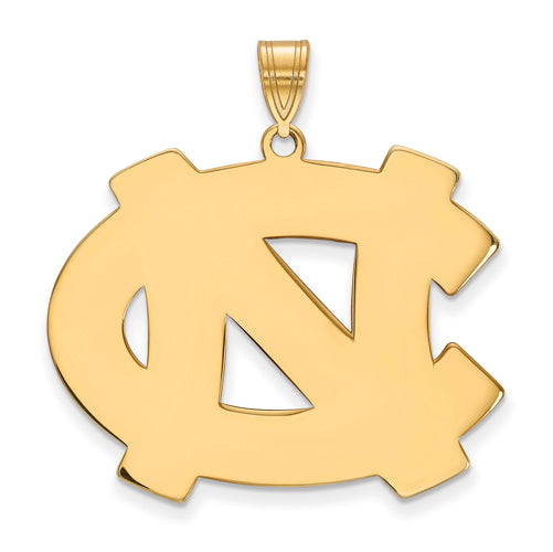 14ky University of North Carolina XL NC Logo Pendant