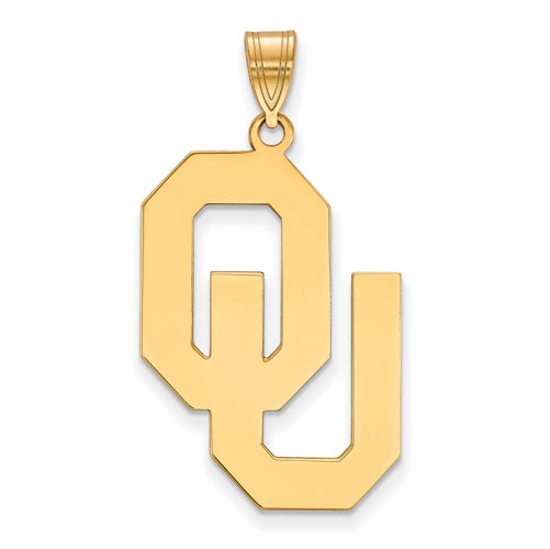 SS w/GP University of Oklahoma XL Pendant