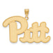 SS w/GP University of Pittsburgh XL Pitt Pendant