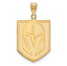 GP Sterling Silver LogoArt Vegas Golden Knights XL Pendant