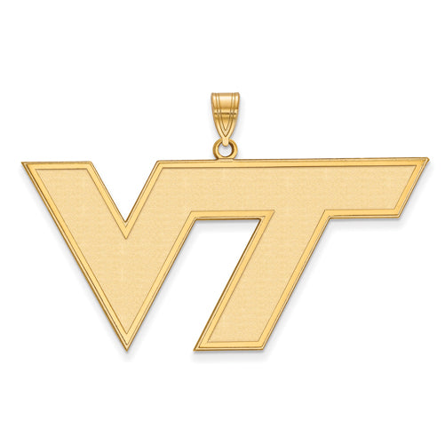 14ky Virginia Tech XL VT Logo Pendant