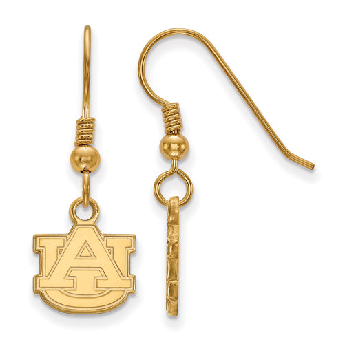 SS w/GP AU Auburn University XS Dangle Earrings