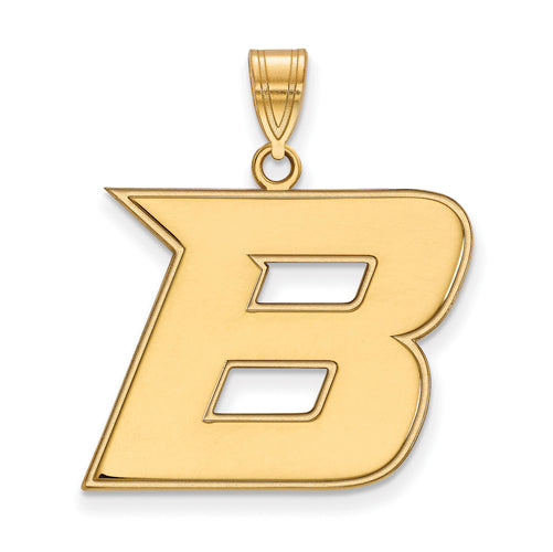SS w/GP Boise State University Large Letter B Pendant