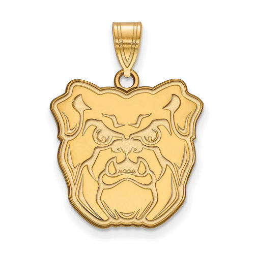 14ky Butler University Large Bulldog Heavy Pendant