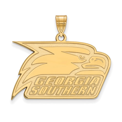 SS w/GP Georgia Southern University Large Eagle Pendant