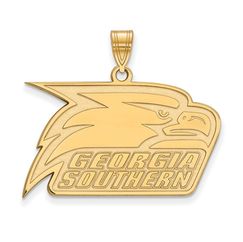 14ky Georgia Southern University Large Eagle Pendant