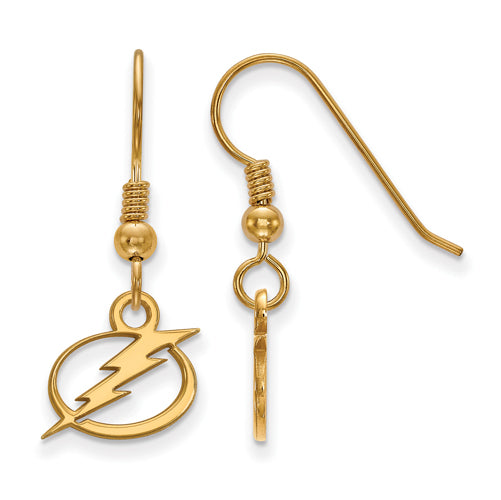 SS w/GP NHL Tampa Bay Lightning XS Dangle Earrings