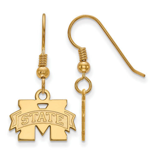 SS w/GP Mississippi State University XS Dangle Earrings