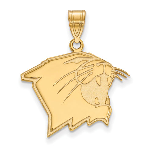 10ky Northwestern University Large Wildcat Pendant