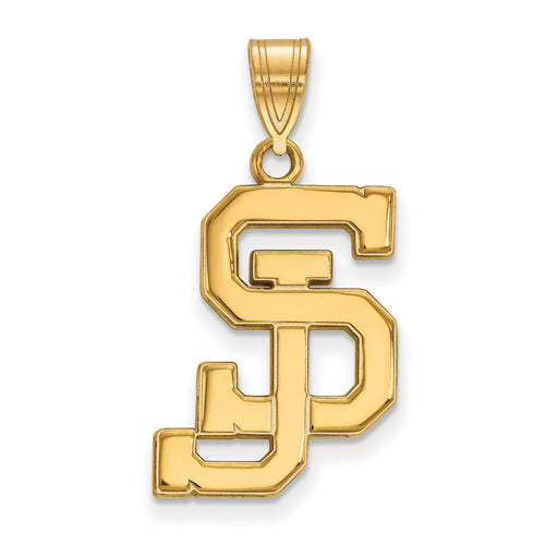 SS w/GP San Jose State Univ Large Pendant