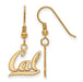 SS w/GP U of California Berkeley Small Dangle Earrings