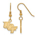 SS w/GP University of Central Florida Small Dangle Earrings