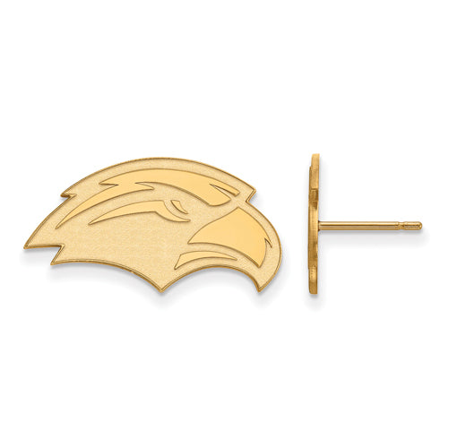 SS w/GP University of Southern Miss Small Post Earrings