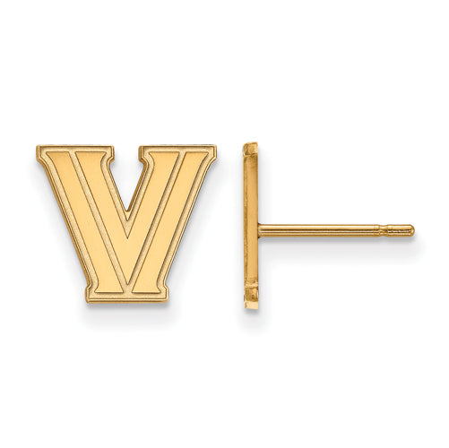 14ky Villanova University XS Post Earrings