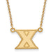 10ky Xavier University Small Pendant w/Necklace