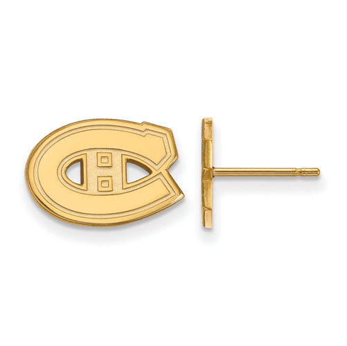 SS w/GP NHL Montreal Canadiens XS Post Earrings