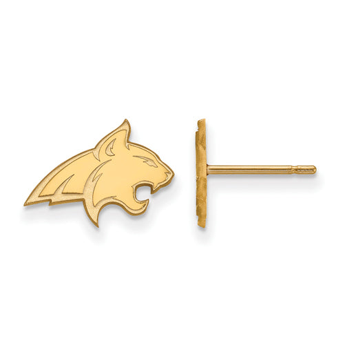 SS w/GP Montana State University XS Post Bobcat Earrings
