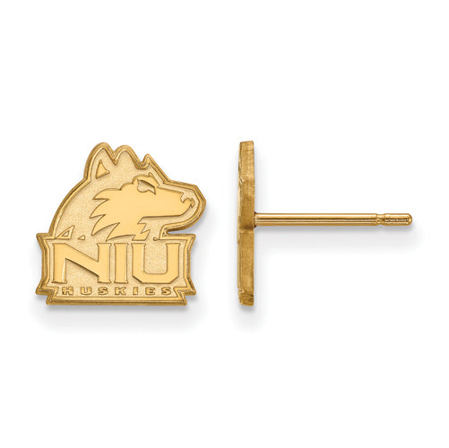 SS w/GP Northern Illinois U XS Post N-I-U Huskies Earrings