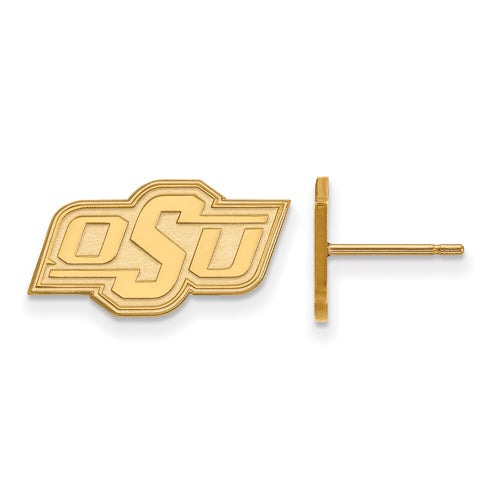 SS w/GP Oklahoma State University XS Post Earrings