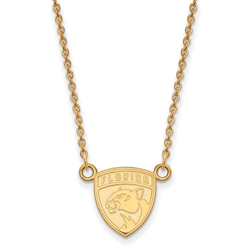 SS w/GP NHL Florida Panthers Small Pend w/Necklace