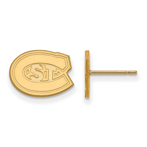 SS w/GP St. Cloud State XS Post Earrings