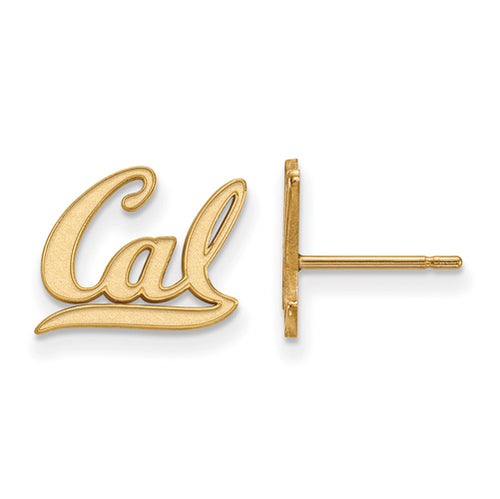 SS w/GP Univ of California Berkeley XS Post CAL Earrings