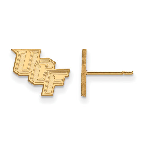SS w/GP University of Central Florida XS Post slanted UCF Earrings
