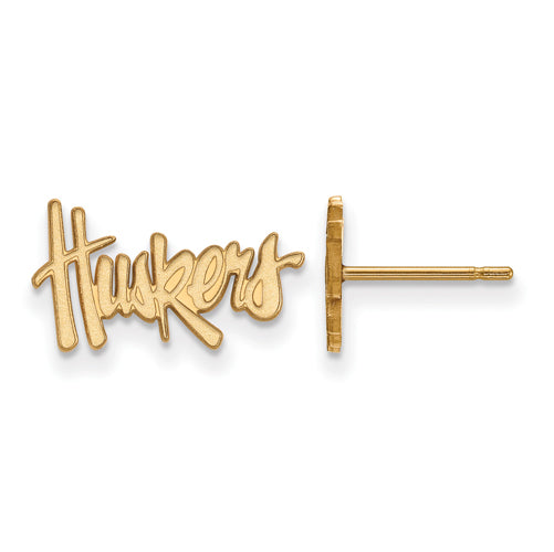 14ky University of Nebraska XS Post Huskers Earrings