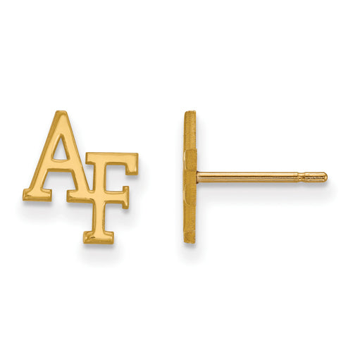 10kw US Air Force Academy XS A-F Post Earrings