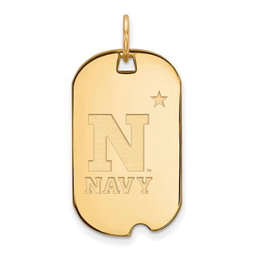 SS w/GP Navy Small Dog Tag