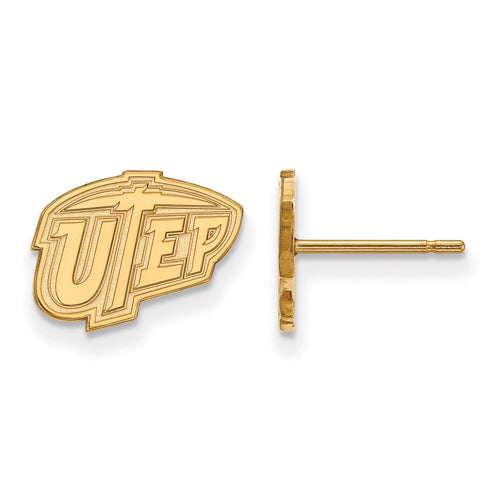 SS w/GP The University of Texas at El Paso XS UTEP Post Earrings