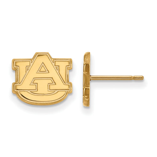 SS w/GP AU Auburn University XS Post Earrings