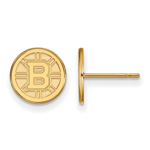 10ky NHL Boston Bruins XS Logo Post Earrings