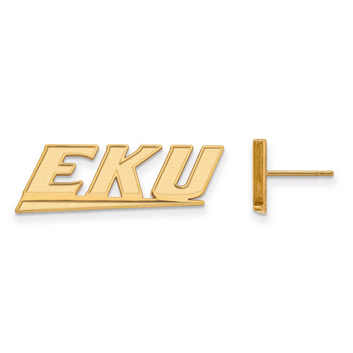 SS w/GP Eastern Kentucky University Small Post EKU Earrings