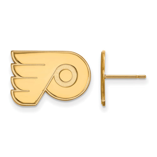 14ky NHL Philadelphia Flyers Small Post Earrings