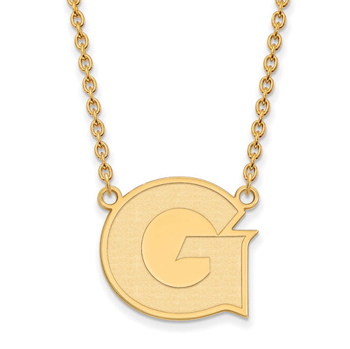 10ky Georgetown University Large Pendant w/Necklace