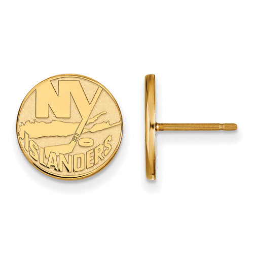 10ky NHL New York Islanders Small Post Earrings