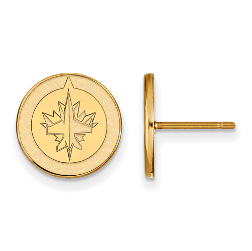 SS w/GP NHL Winnipeg Jets Small Post Earrings