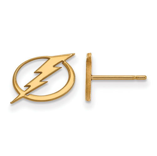 14ky NHL Tampa Bay Lightning XS Post Earrings