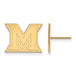 14ky Miami University Small Logo Post Earrings