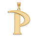 SS w/GP Pepperdine University XL P Pendant