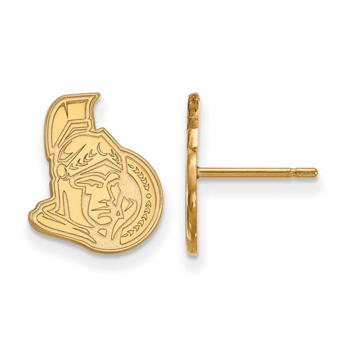 SS w/GP NHL Ottawa Senators Small Post Earrings
