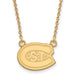 SS w/GP St. Cloud State Small Logo Pendant w/Necklace