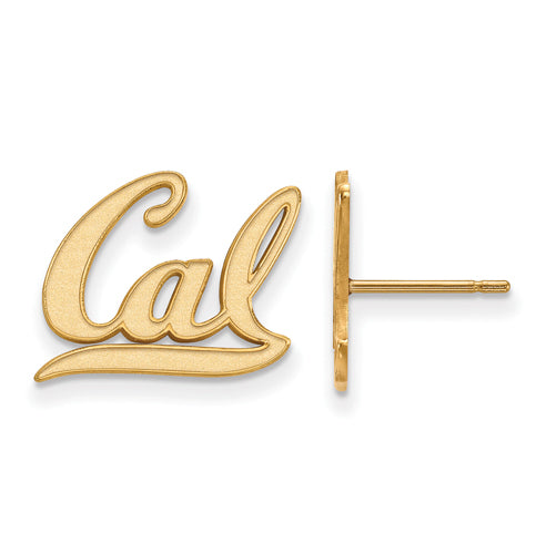 14ky Univ of California Berkeley Small Post CAL Earrings