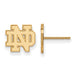10ky University of Notre Dame XS Post ND Earrings
