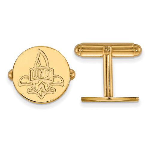 SS w/GP University of New Orleans Cuff Link