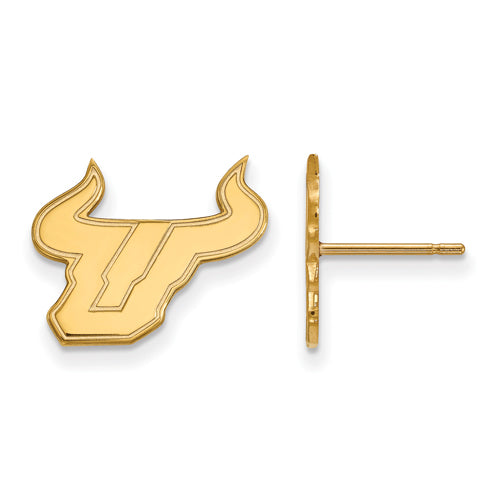 SS w/GP University of South Florida Small Post Earrings