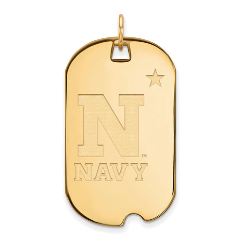 14ky Navy Large Dog Tag