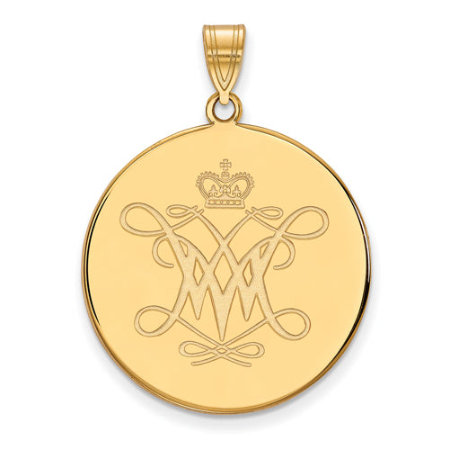 10ky William And Mary XL Disc Pendant