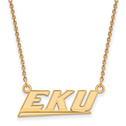 10ky Eastern Kentucky University Small EKU Pendant w/Necklace